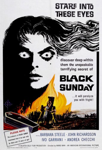 Black Sunday film afişi (1960)
