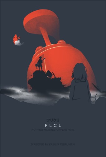 FLCL – plakat anime