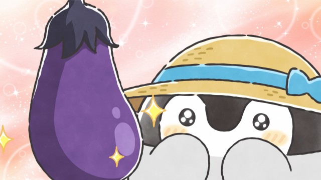 アデリーさんと野菜収穫