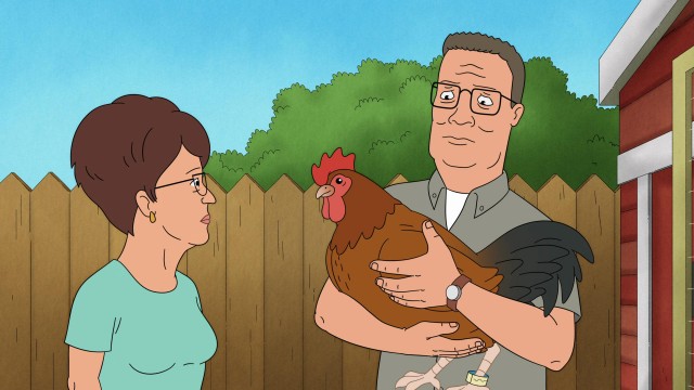Hank Ruffles Some Feathers still