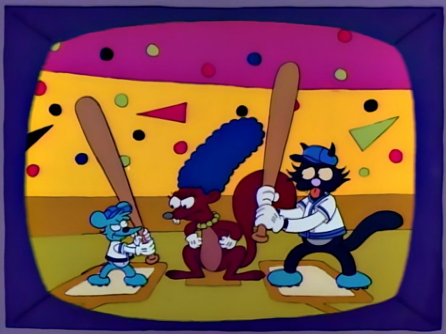Itchy & Scratchy & Marge still