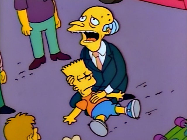 Bart Gets Hit by a Car still