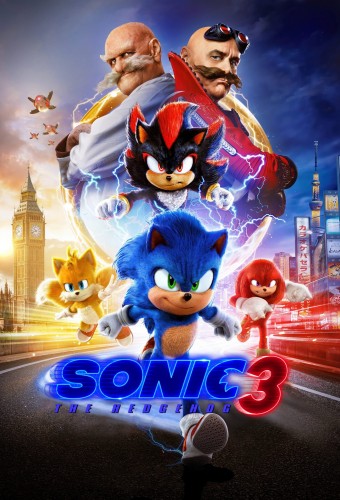 Sonic the Hedgehog 3 film afişi (2024)
