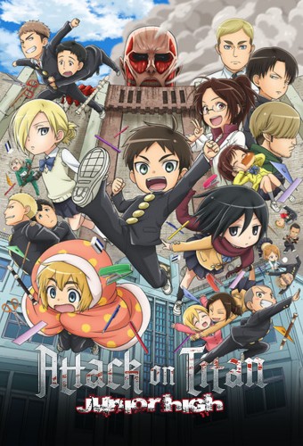 Shingeki! Kyojin Chuugakkou – plakat anime