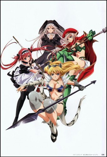 Queen's Blade: Utsukushiki Toushi-tachi – plakat anime